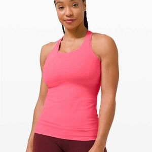 Lulumeon Cool Racerback *Nulu (Guava Pink)